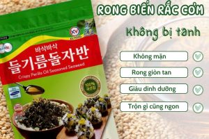 Rong biển sấy vị dầu vừng Hàn Quốc – Món ăn vặt lành mạnh