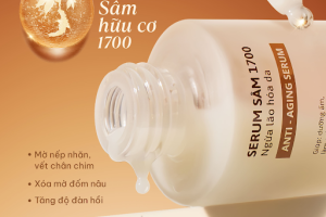 Serum Sâm 1700 Cỏ Mềm có ngừa lão hóa cho da tôt không?