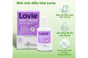 Nhỏ mũi Lovie Baby Drops cho bé có tốt không?